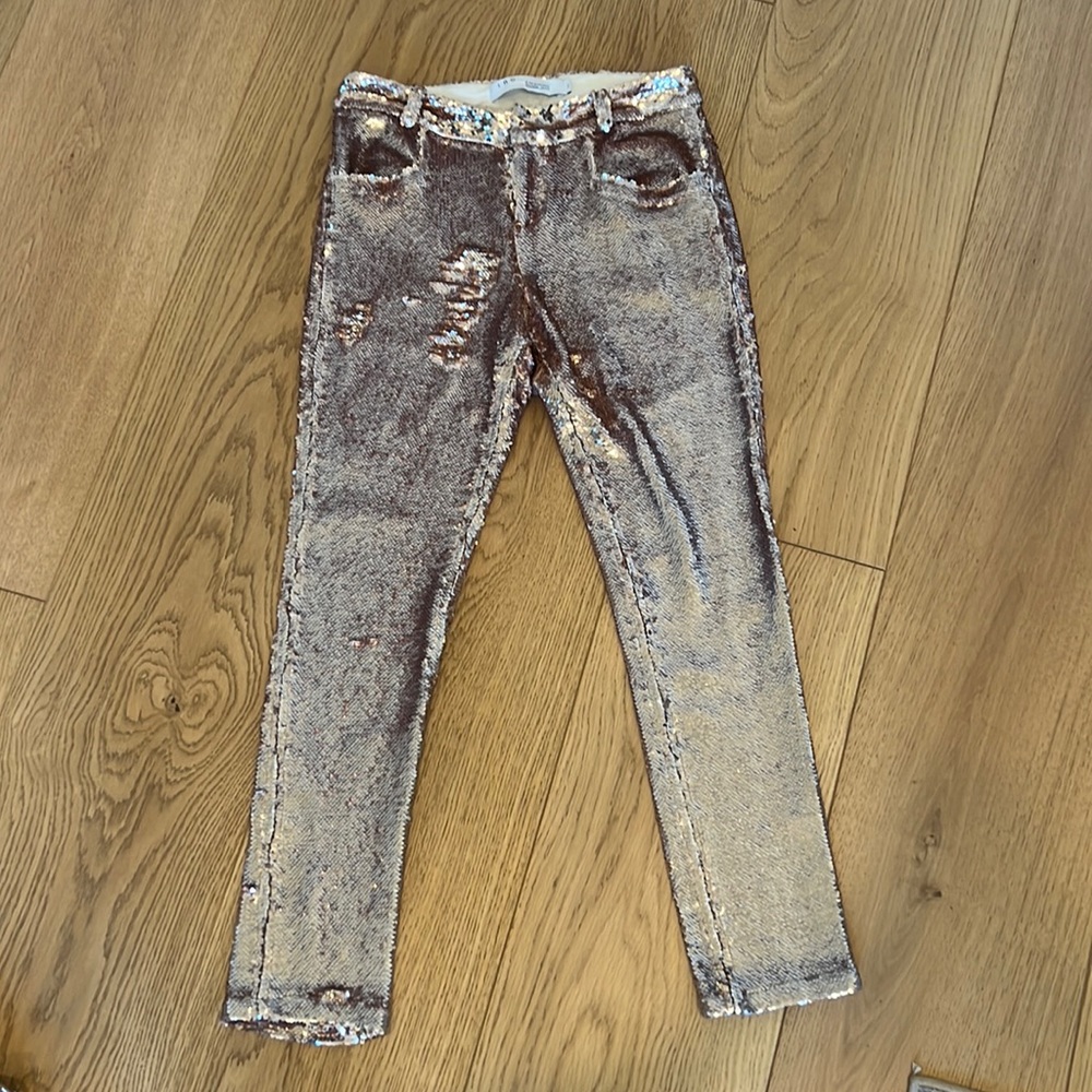 IRO pink sparkly pants